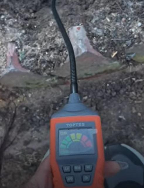 儀器測到足以致災的氣量。(IG)