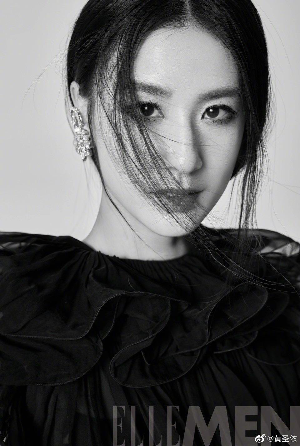 「功夫啞巴女」黃聖依被指外表像劉亦菲。(黃聖依微博)
