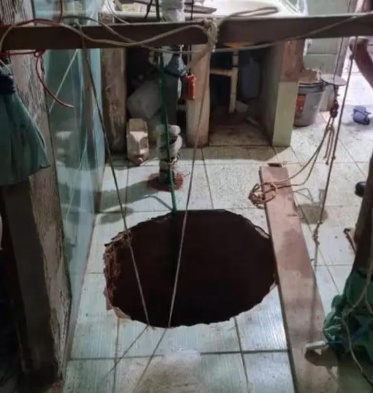 鄰居表示,Joao花了逾1年時間挖洞,並僱用很多人挖掘。(X)