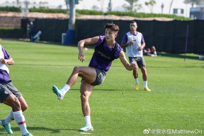 安永佳在港隊備戰亞洲盃決賽周。(安永佳社交平台)