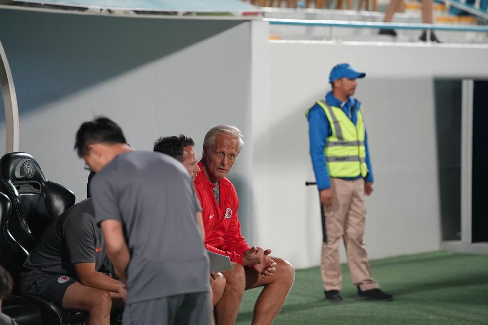 香港隊在阿聯酋閉門友賽擊敗國足。(香港足總圖片)