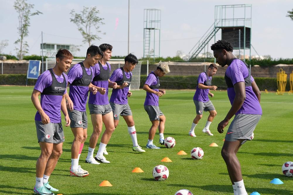 港隊繼續在阿聯酋為亞洲盃決賽周備戰。(香港足總圖片)