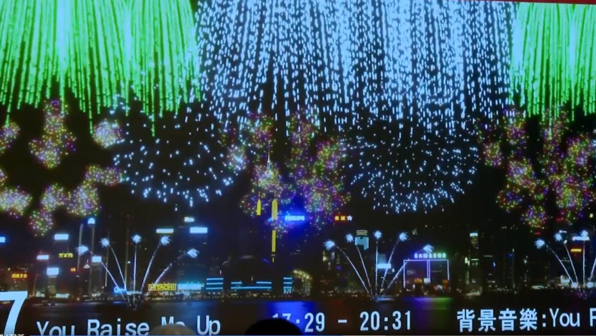 第七幕「You Raise Me Up」(直播截圖)。