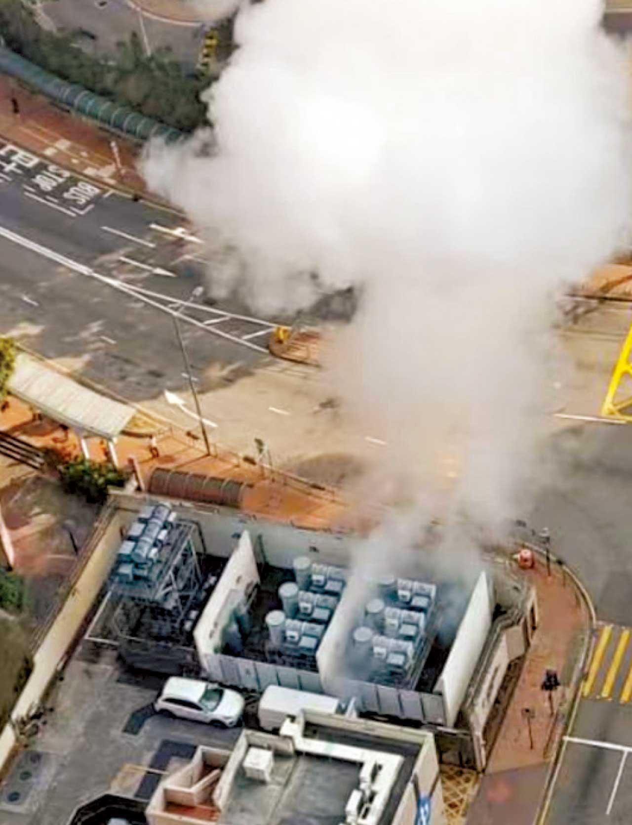 青衣牙鷹洲街變電站事故