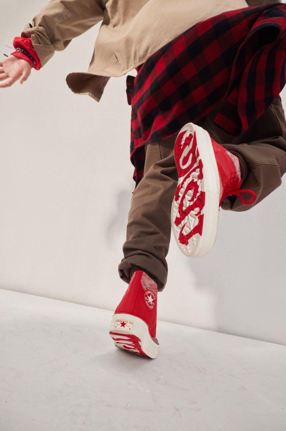 龍年時裝系列|CONVERSE 星運龍紋拼接Chuck 70 運動鞋 $699