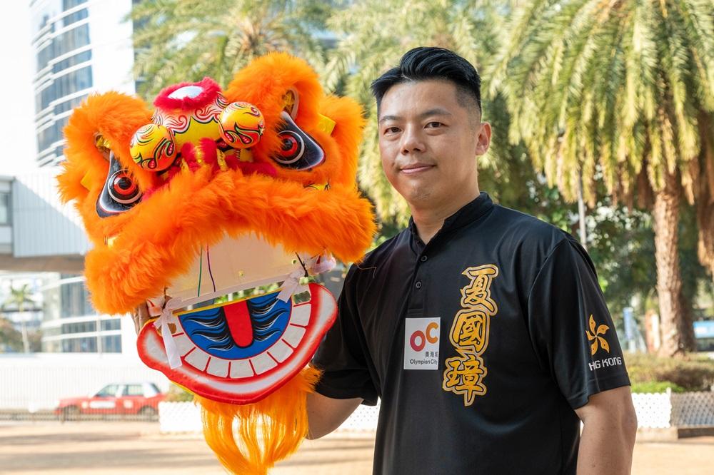 夏國璋龍獅團的第四代傳人夏敬文師傅