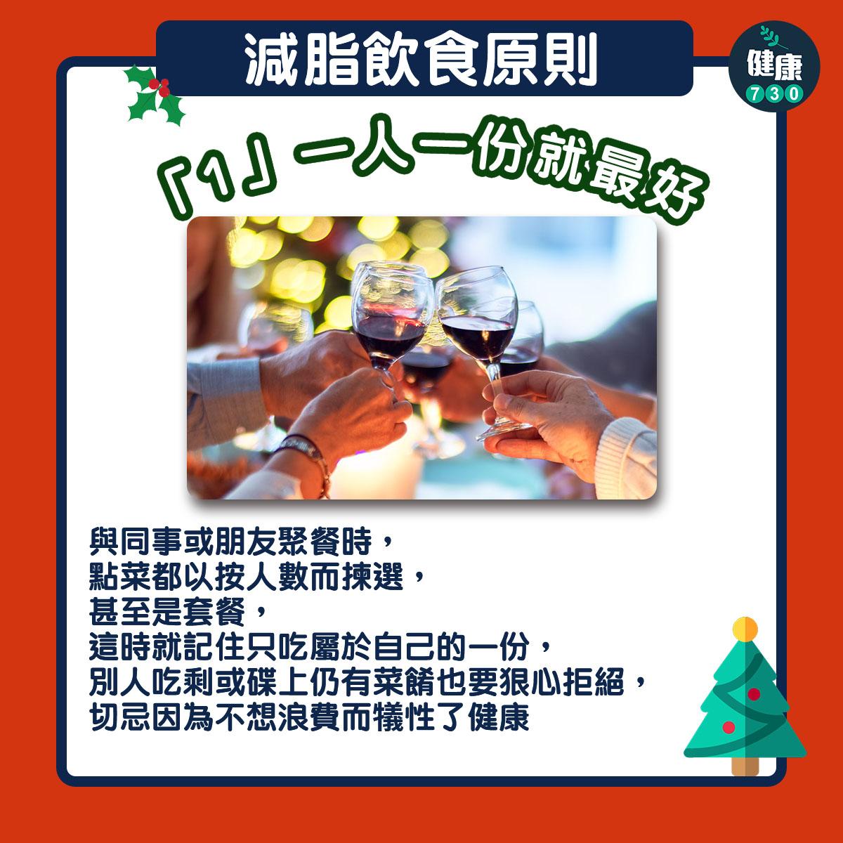 冬至、聖誕節、農曆新年飲食減肥方法(am730製圖)