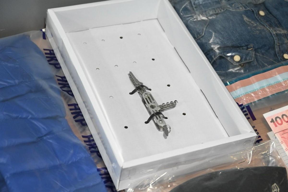 警方展示案中證物。