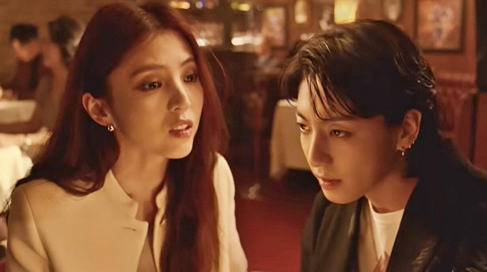 韓韶禧去年為柾國大熱單曲《Seven》擔任MV女主角。