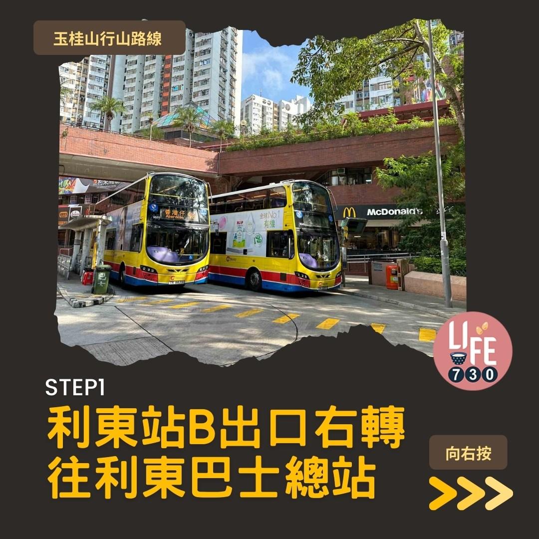 玉桂山及鴨脷排行山路線(am730製圖)