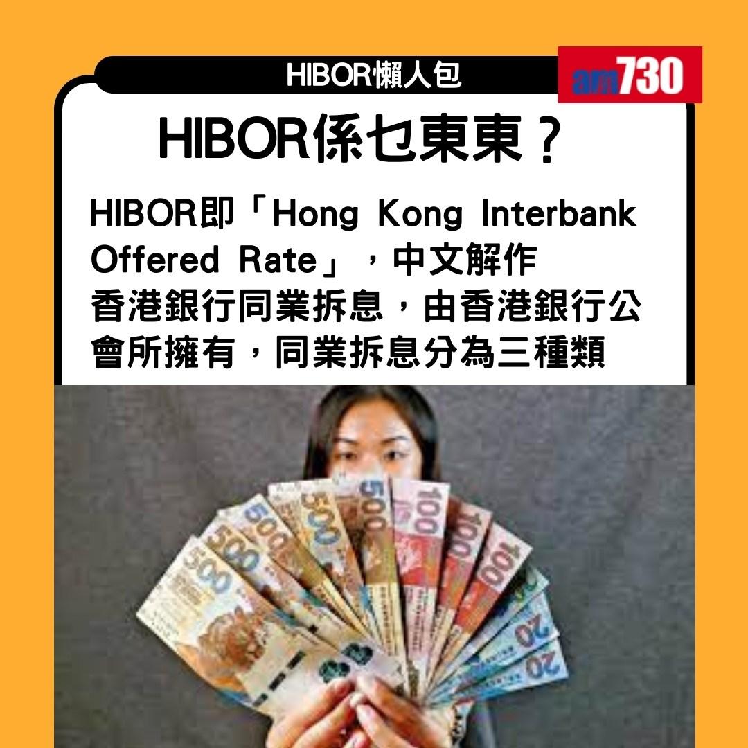 HIBOR是甚麼?拆解H按/香港銀行同業拆息(am730製圖)