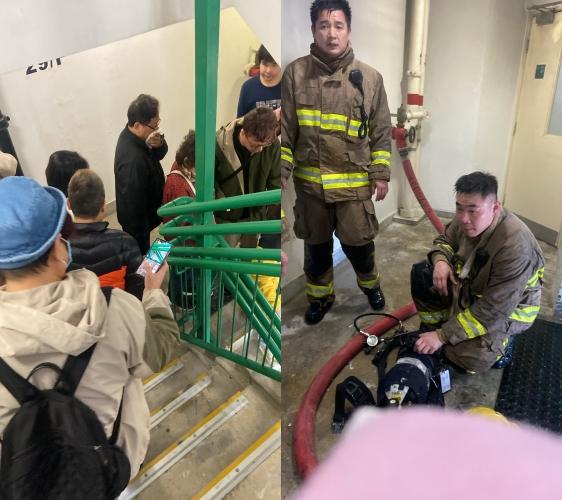 秀茂坪邨秀慧樓單位起火 街坊愴惶逃生