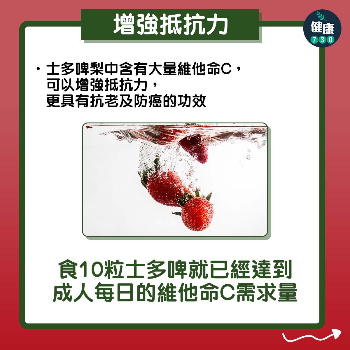 士多啤梨好處、營養及清洗方法(am730製圖)