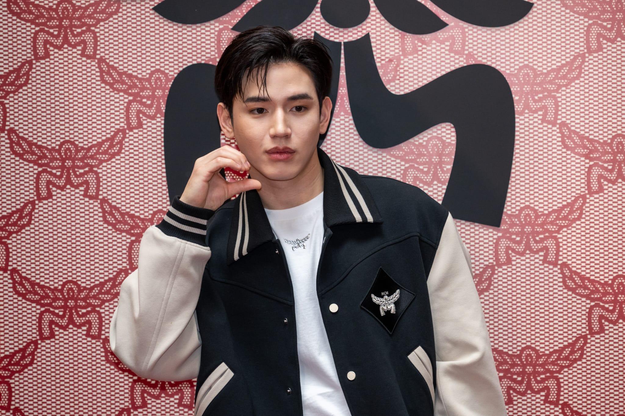 泰國男星New再度香港,今日獲品牌邀請出席活動。 (陳奕釗攝)