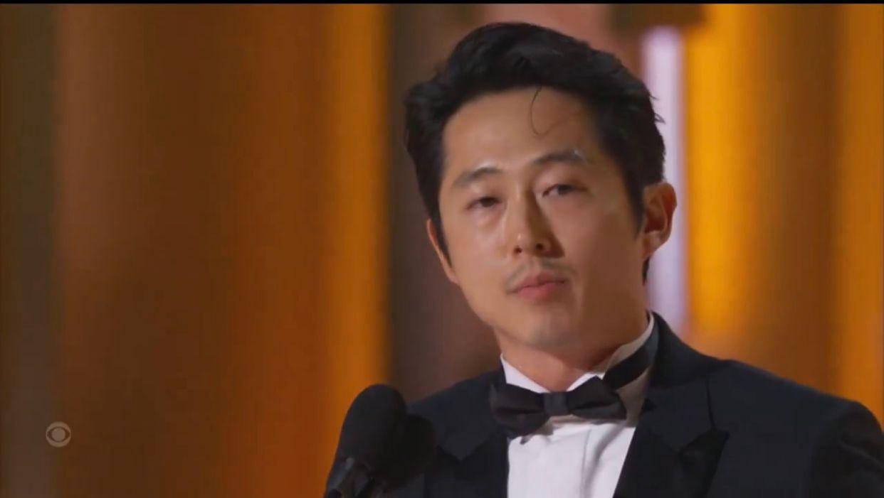 韓裔美國演員Steven Yeun奪得迷你劇及電視電視的最佳男主角。