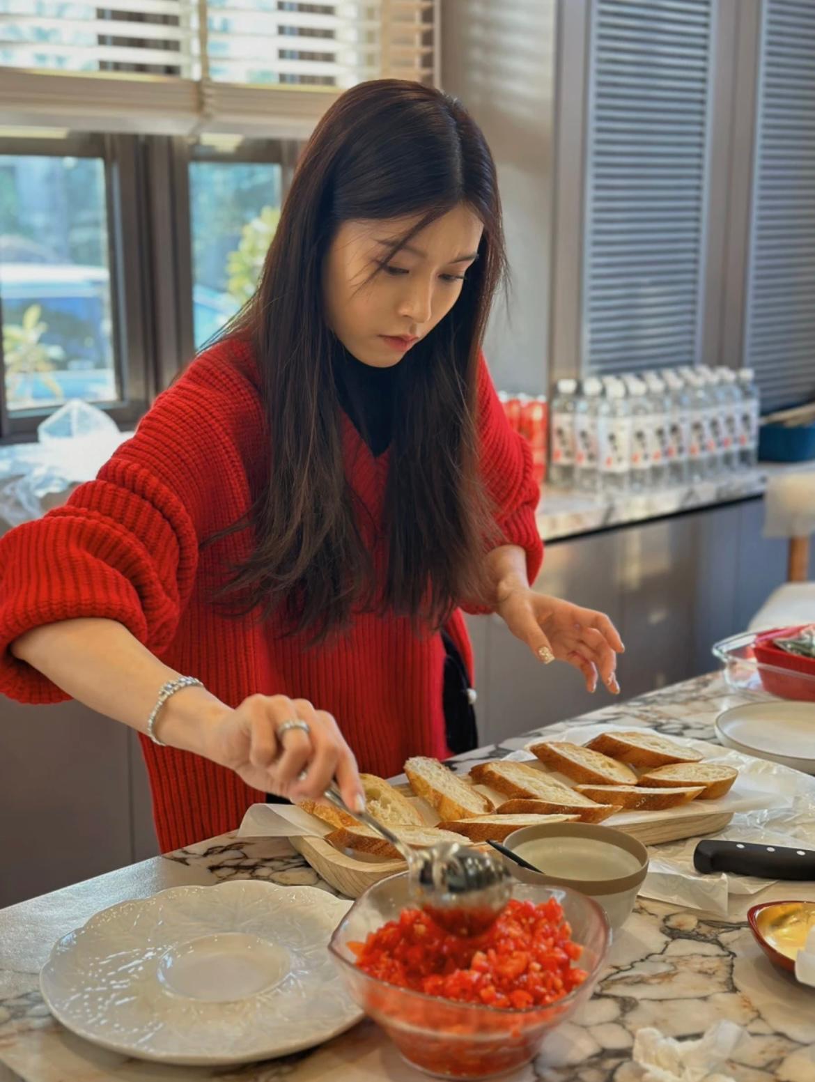 文詠珊Janice Man上海歐陸式豪宅曝光(小紅書圖片)