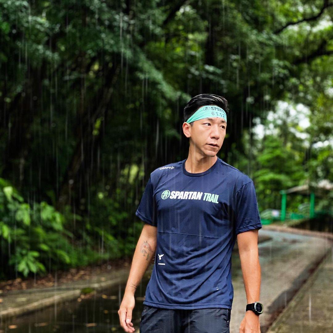 柳俊江熱愛跑步,不時於社交平台分享跑步生活照