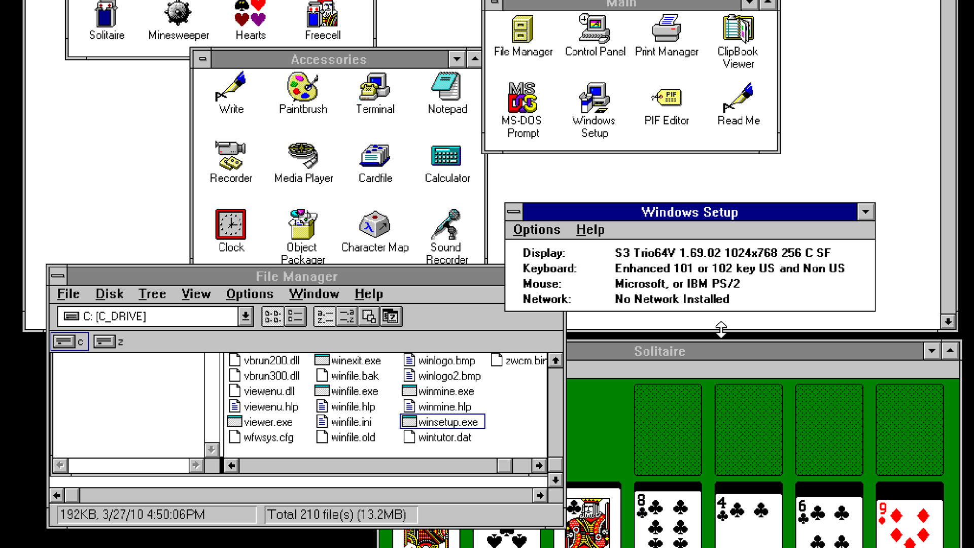 Windows 3.11是微軟公司在1993年11月發佈的操作系統,已經在於2008年11月1日正式退休