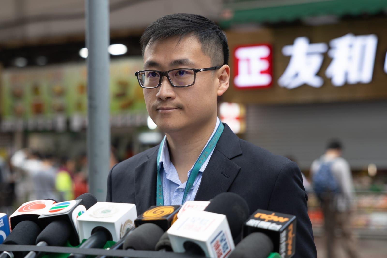 海關不良營商手法調查組高級督察何偉森 (蘇文傑攝)