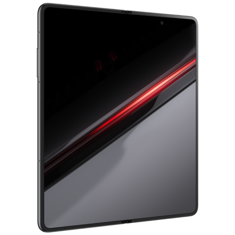 HONOR Magic V2 RSR 保時捷瑪瑙灰色示人(官網圖片)