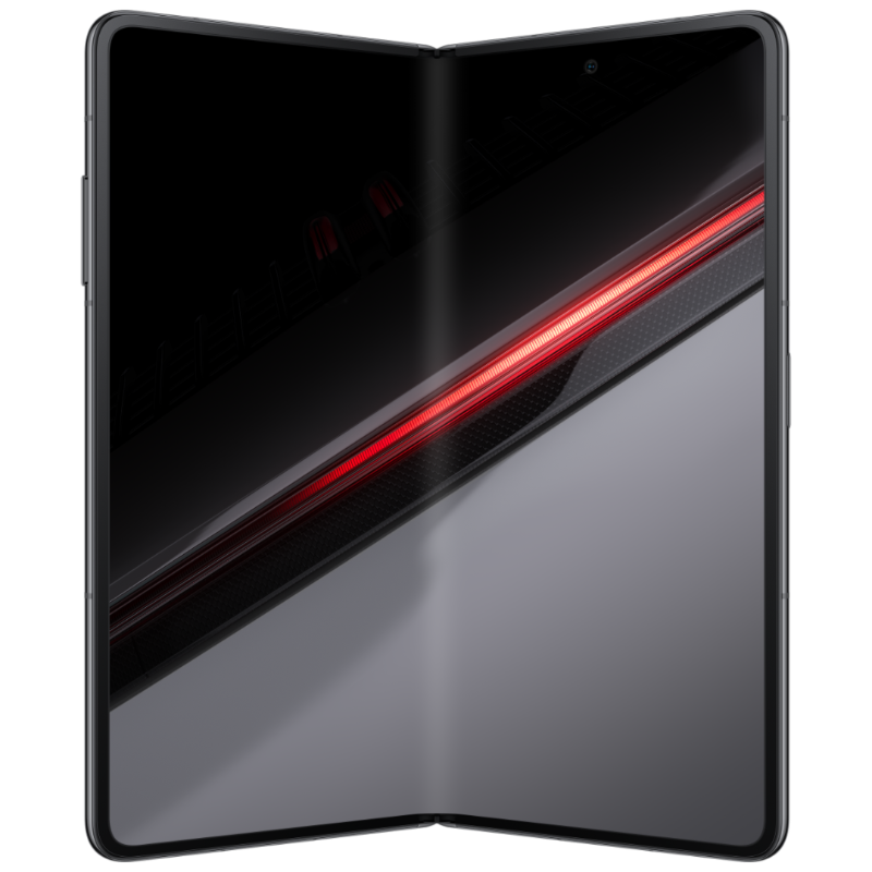 HONOR Magic V2 RSR 保時捷瑪瑙灰色示人(官網圖片)