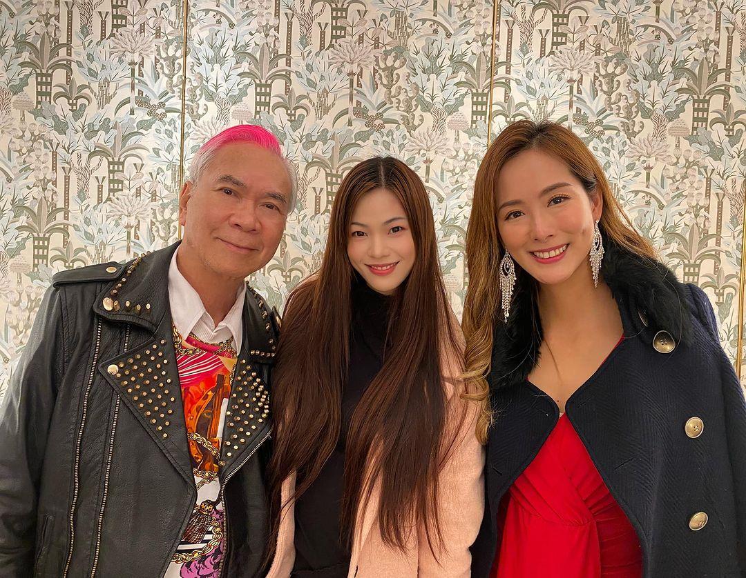 李龍基與未婚妻Chris與吳幸美合照。(chrisart1017 IG)