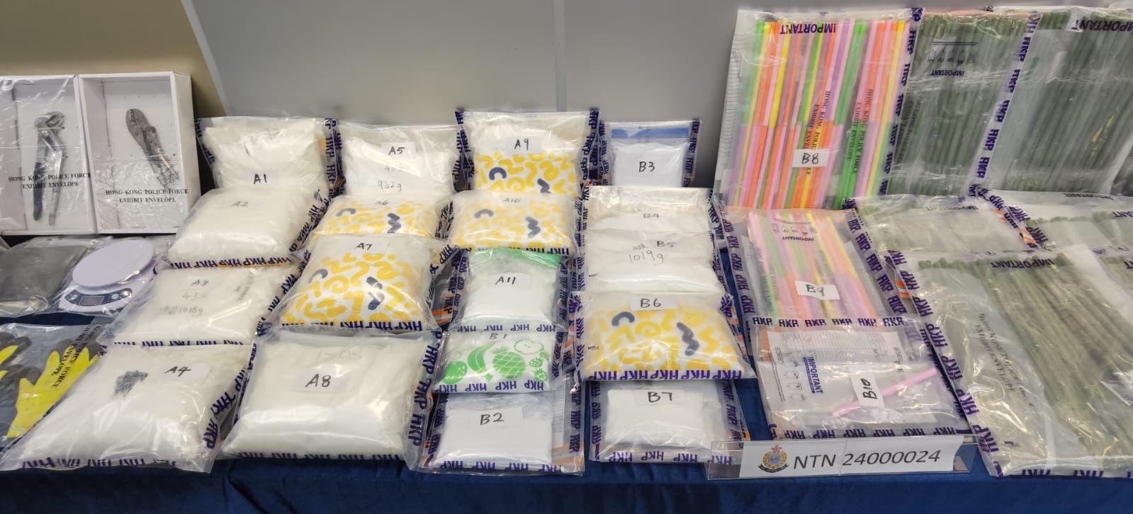 警方檢獲的贓物