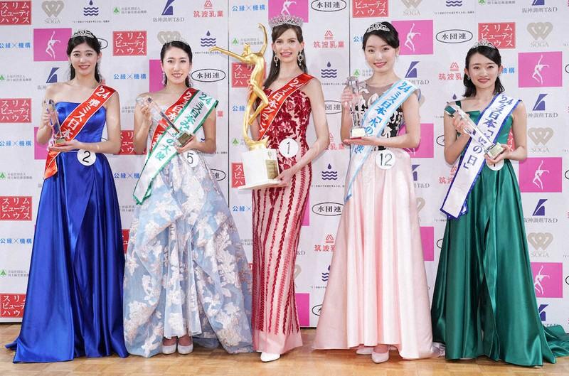 早前舉行的第56屆日本小姐選舉,由沒日本血統、前年入籍的26歲烏克蘭佳麗金奪得后冠,再引發國籍爭議。(網上圖片)
