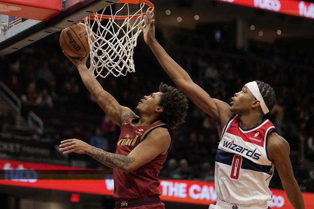 騎士大勝巫師39分。(美聯社)