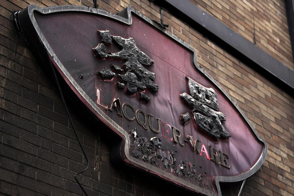 日本石川縣大地震後,輪島市受到嚴重破壞。(美聯社)