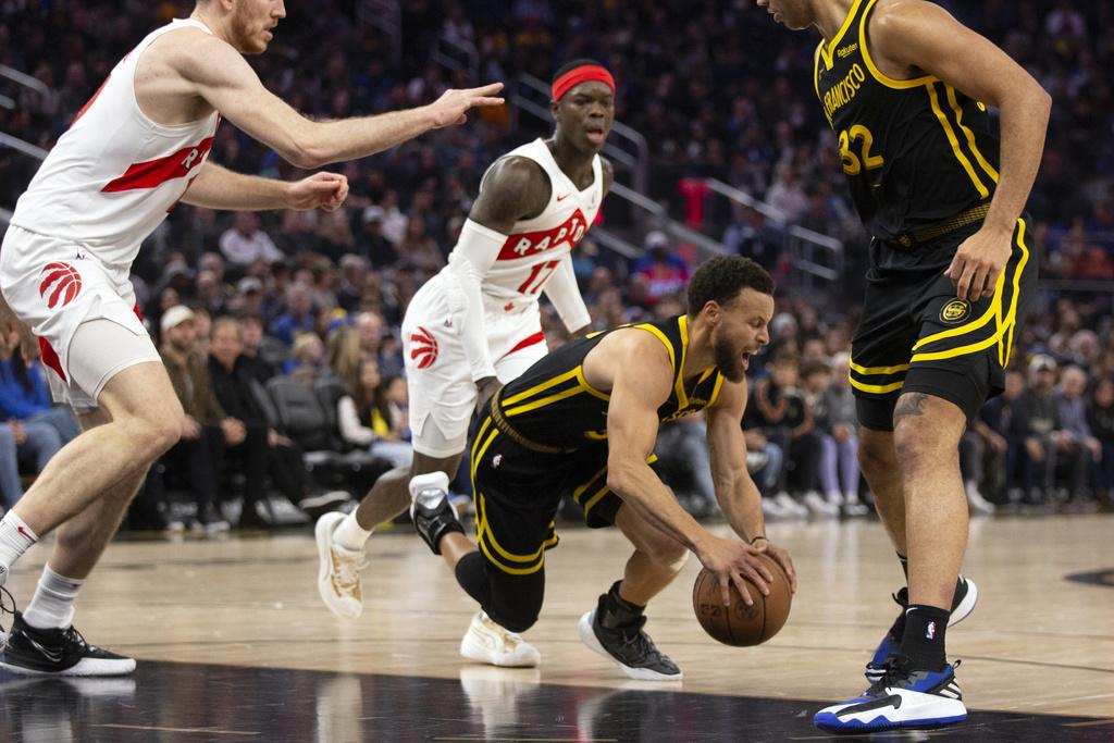 速龍作客133:118大破勇士。(美聯社)