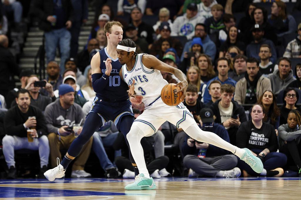 木狼118:103灰熊。(美聯社)