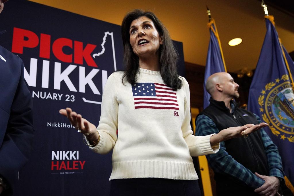 黑利。(美聯社)