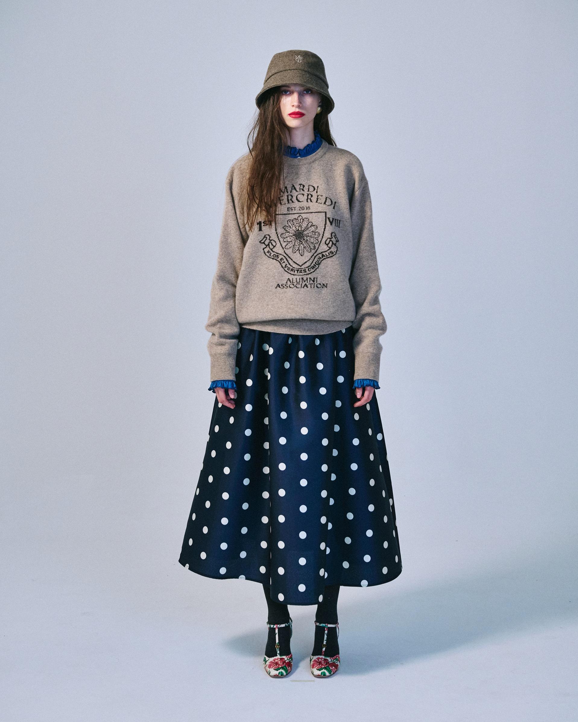 Cashmere Knit $1150_ Skirt $1200