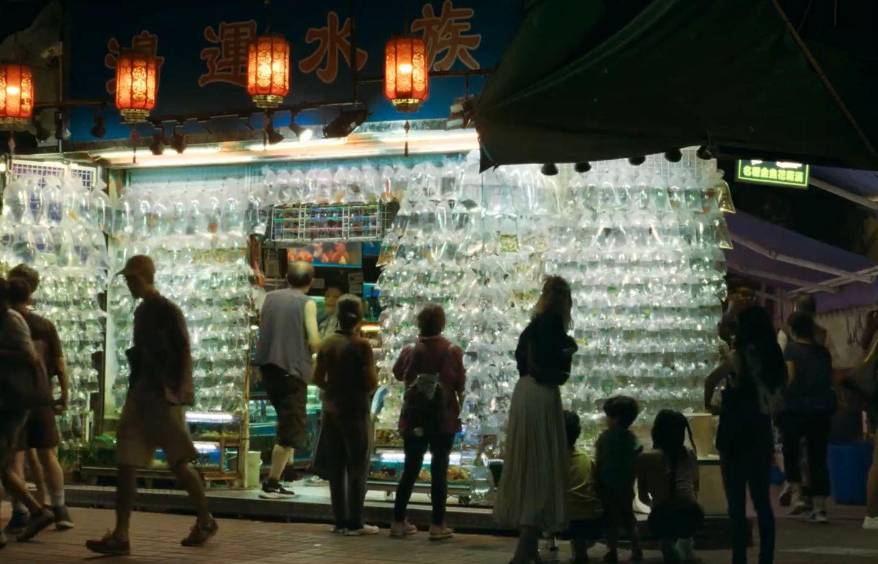 妮歌潔曼在疫情期間來港拍攝《Expats》,並到旺角金魚街取景。