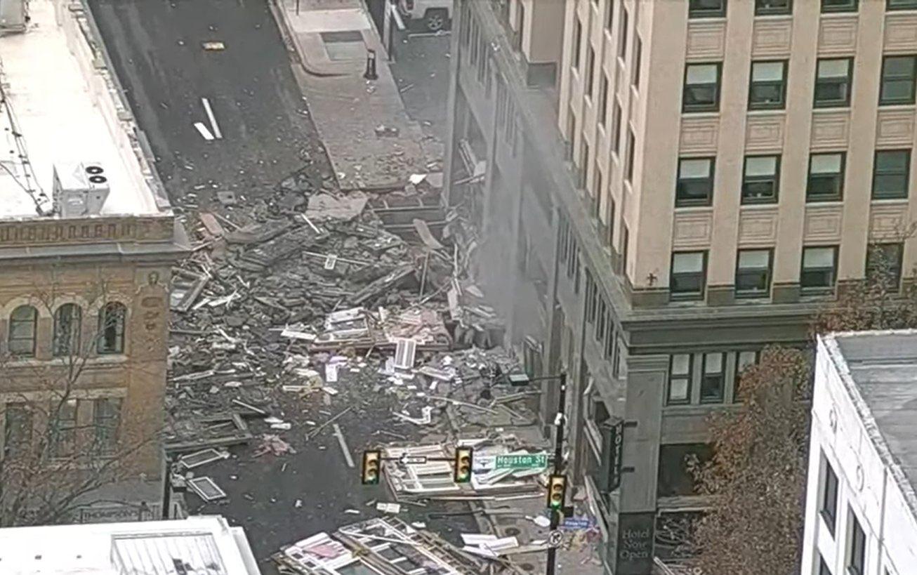 美國得州沃斯堡市中心一間酒店發生爆炸,最少21人受傷。(網上圖片)