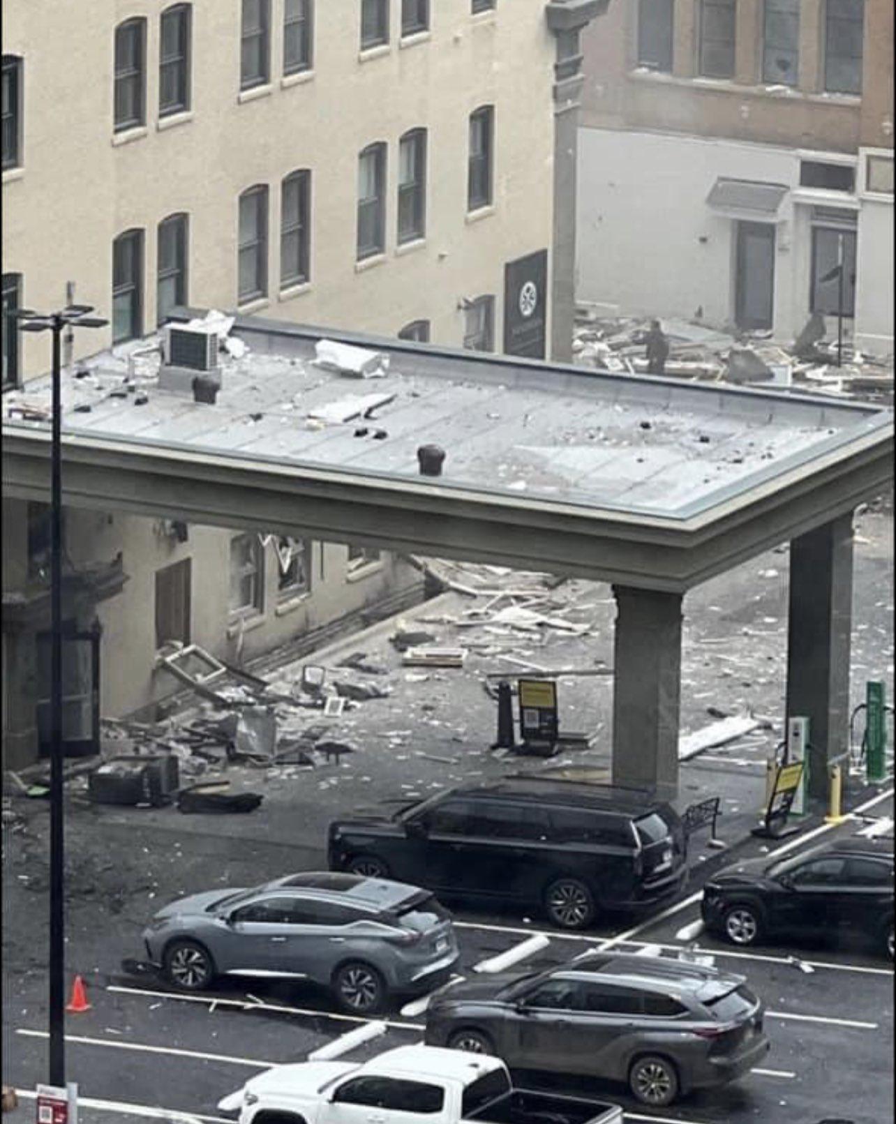 美國得州沃斯堡市中心一間酒店發生爆炸,最少21人受傷。(網上圖片)