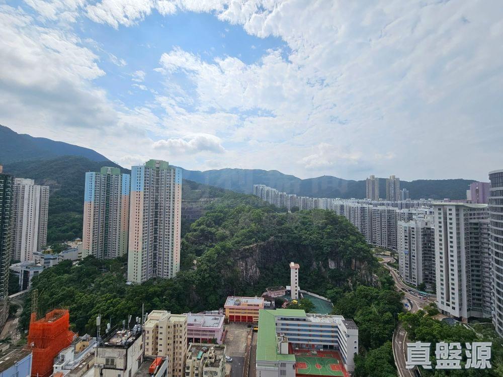 單位主要望柏架山一帶景色,景觀清靜開揚。(代理提供)