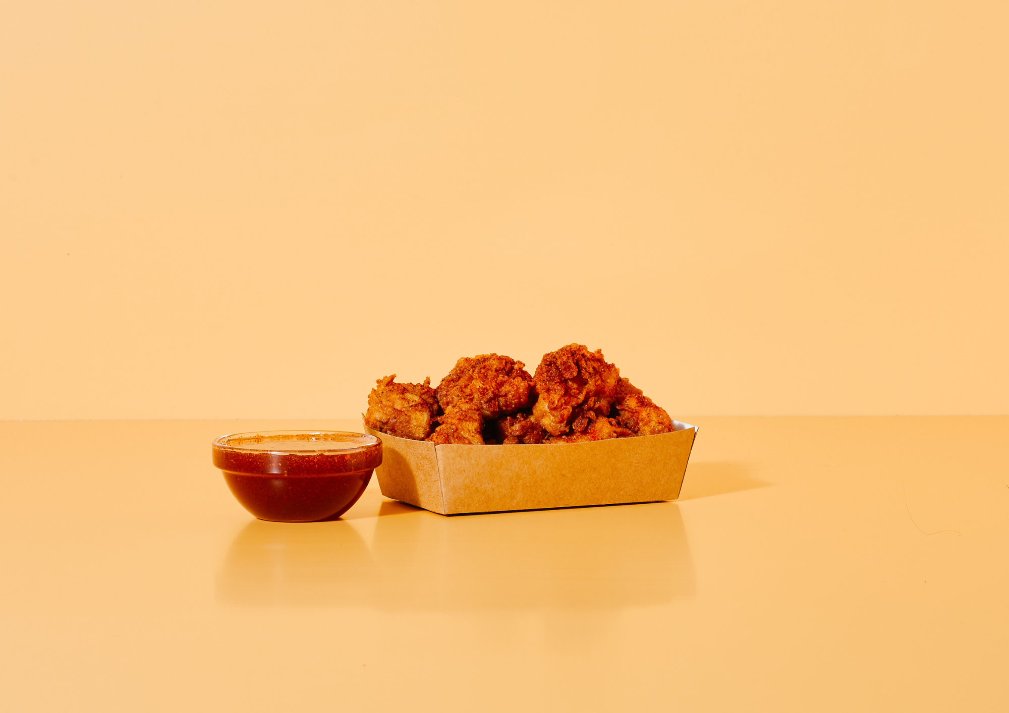 甜辣蜜糖脆雞粒($40/6件;$56/10件)