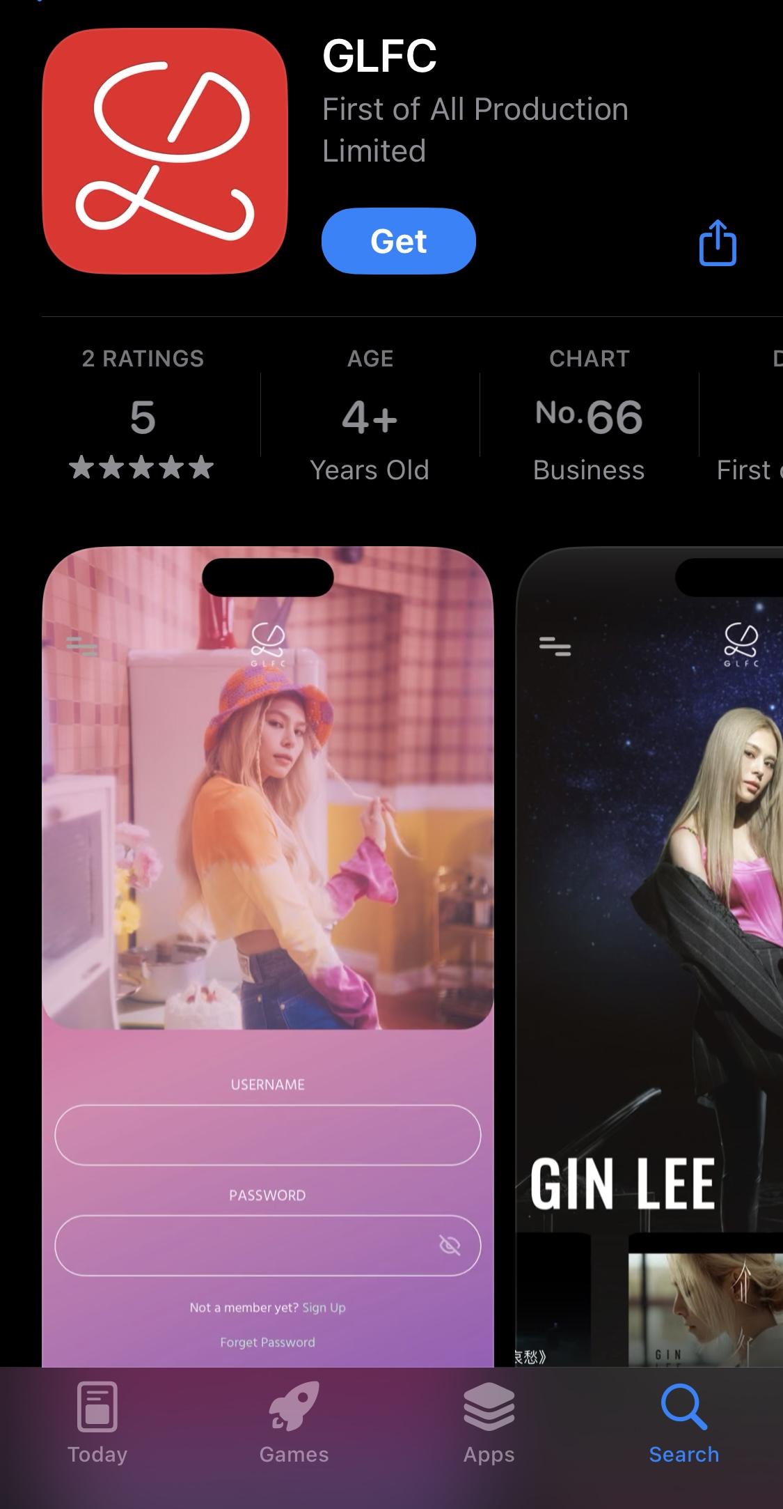Gin Lee官方歌迷會「GLFC」App正式上架。