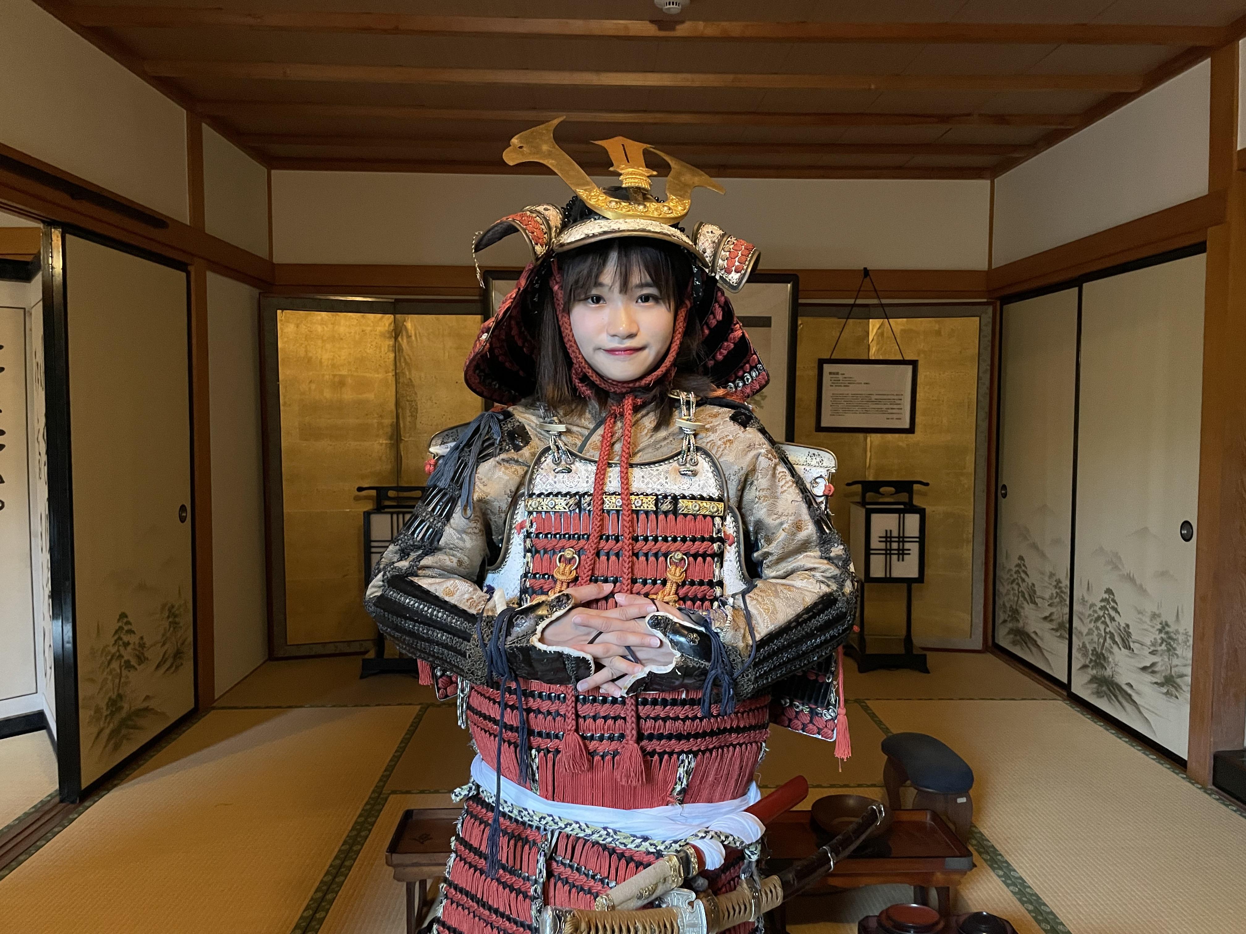 穿武士盔甲體驗