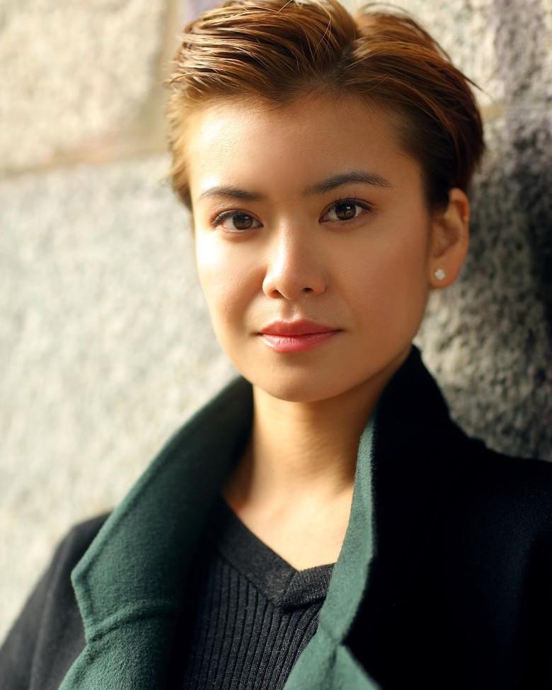 華裔女星梁佩詩近年改以短髮形象發展。