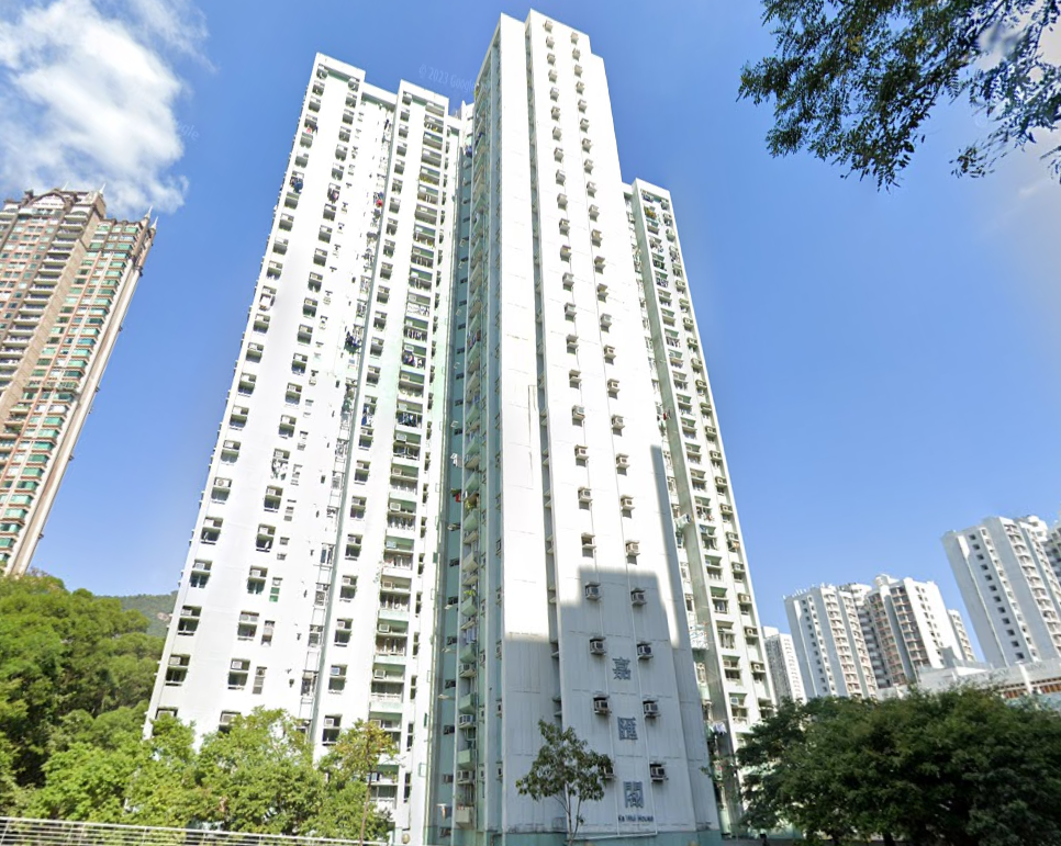 樂富居屋嘉強苑綠表兩房高層戶,最新以350萬元沽出,呎價8,600元。(資料圖片)