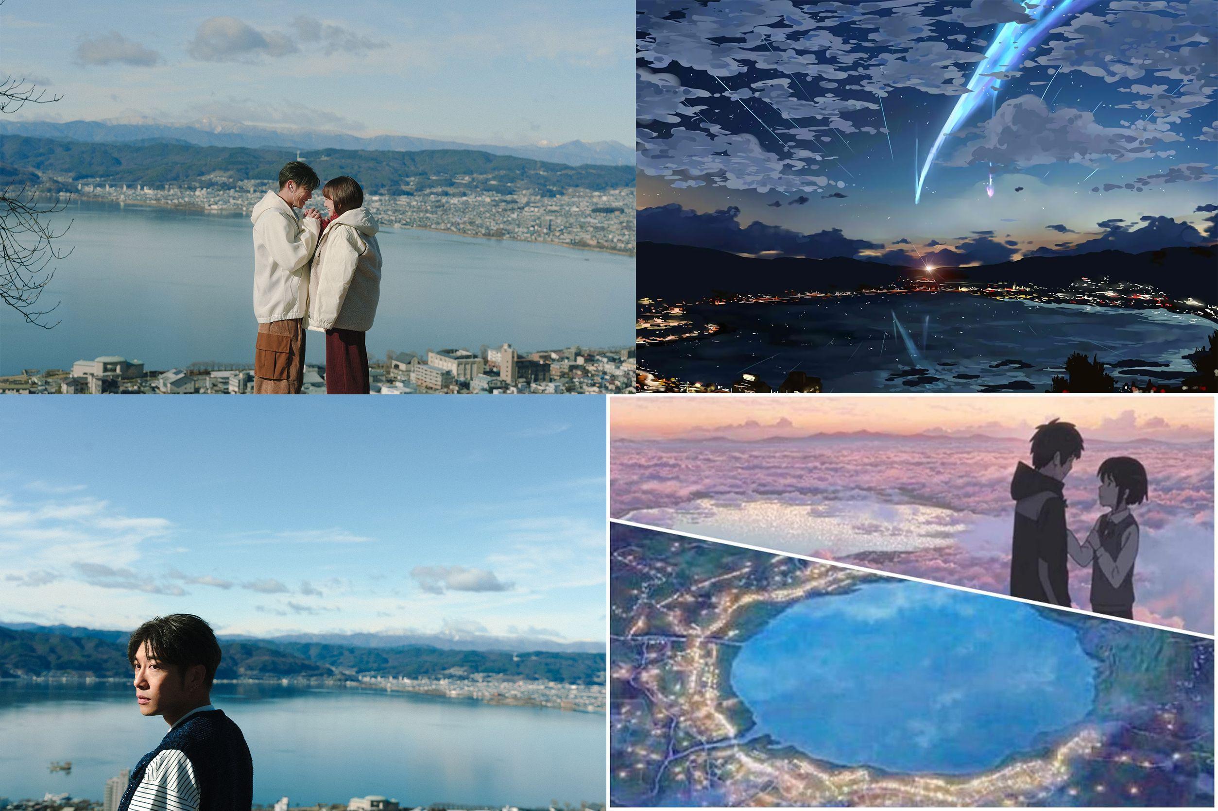 今次更到了新海誠動畫《你的名字》的長野縣諏訪湖取景。