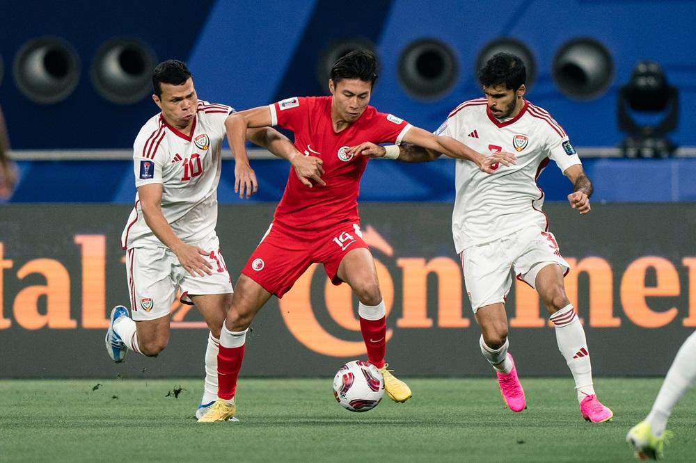 港隊前鋒潘沛軒。(香港足總圖片)