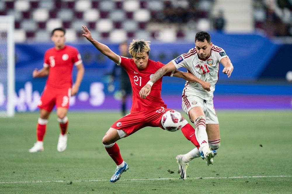 港隊守將茹子楠。(香港足總圖片)