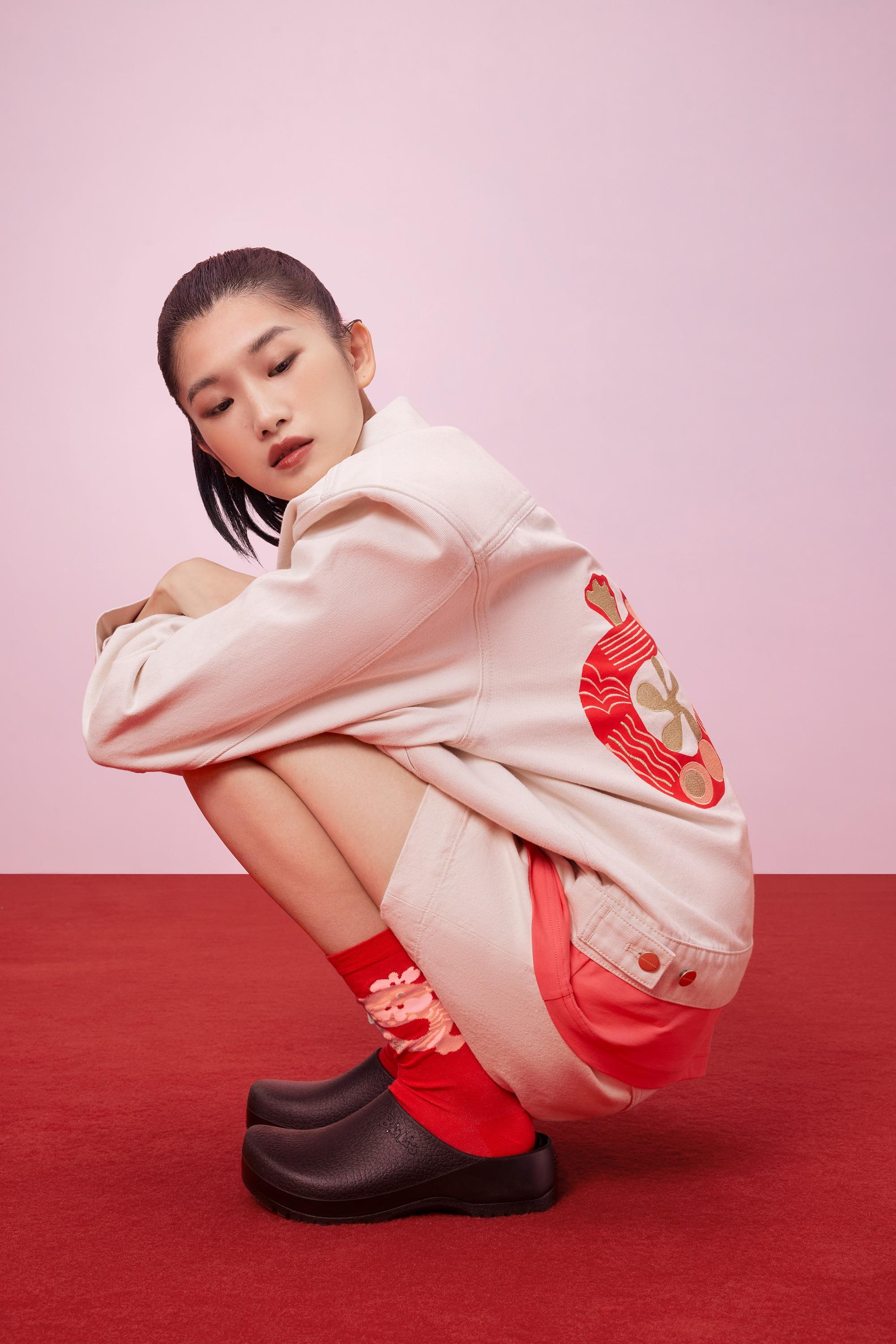 MARIMEKKO KIOSKI CNY Jalo Ystavyys denim jacket $3,295