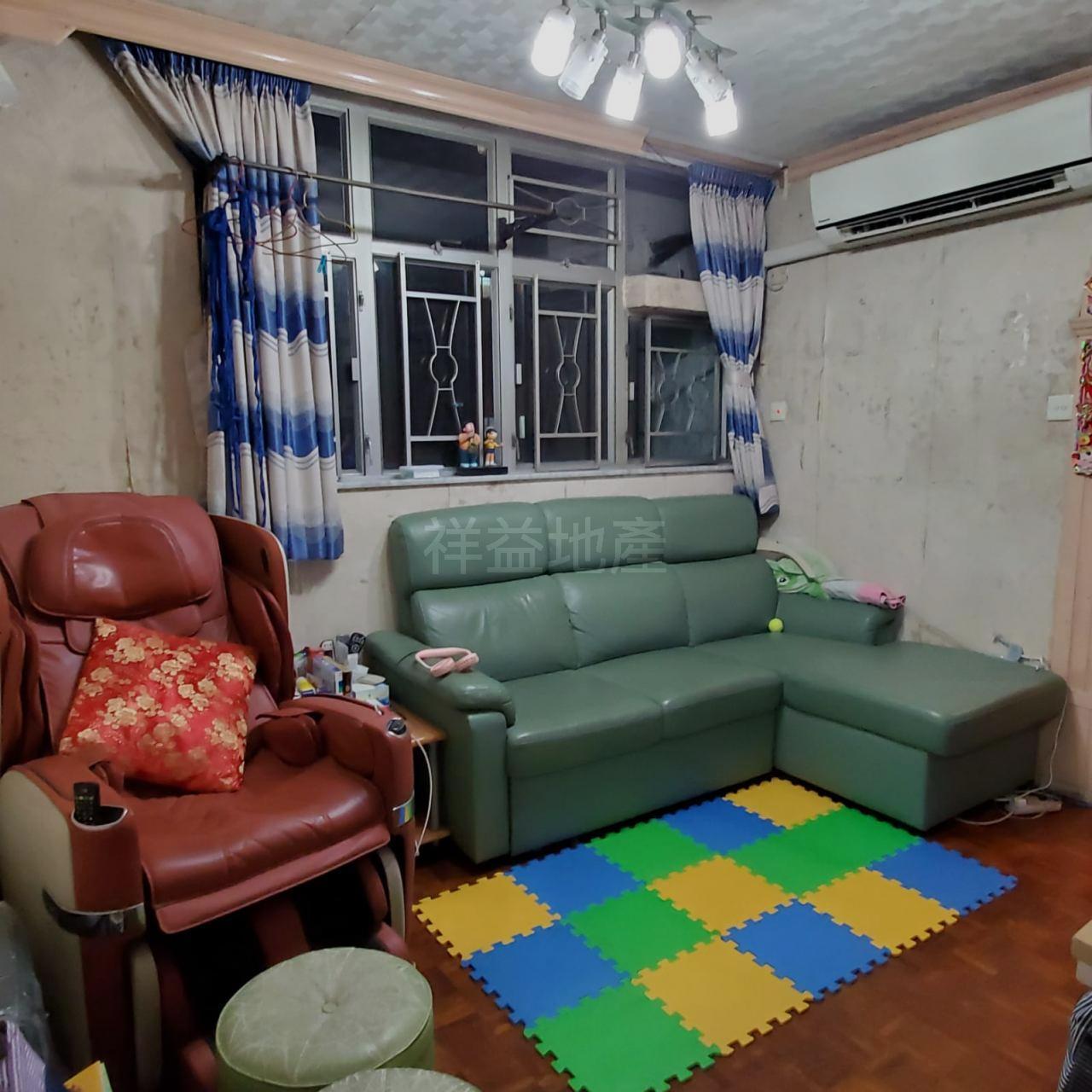 單位裝修頗舊,惟間隔實用。(代理提供)