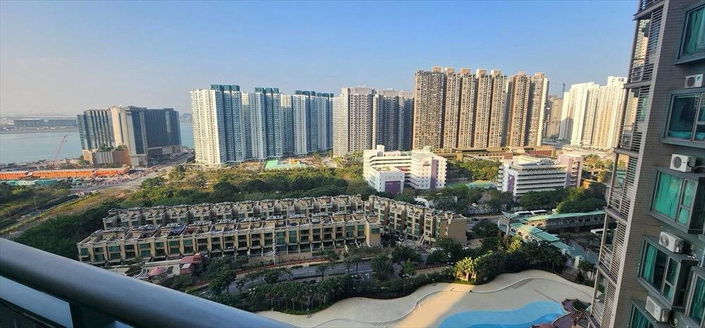 單位主要望內園及泳池景,同時享有少許海景。(代理提供)