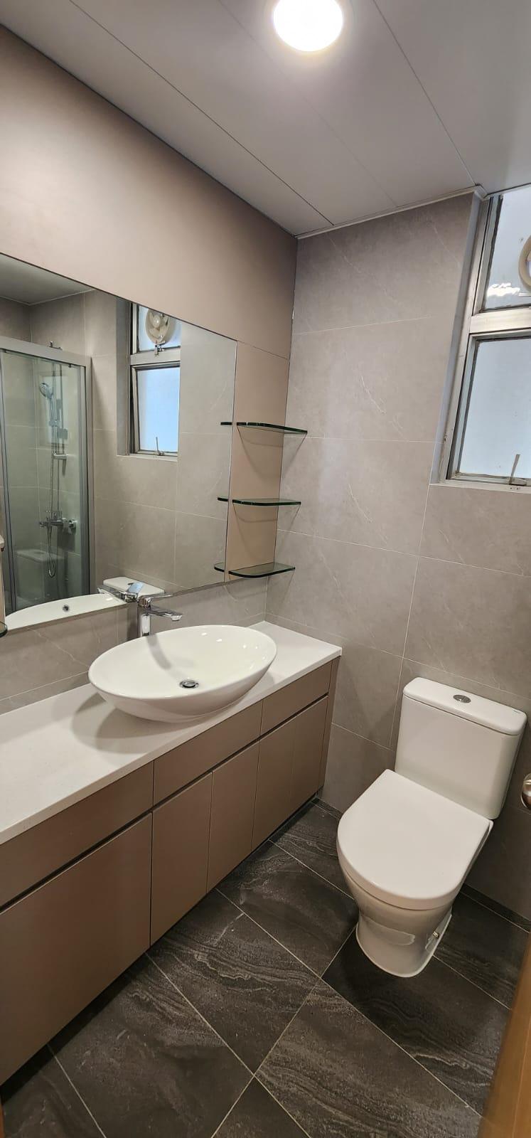 浴室也有全新裝修。(代理提供)